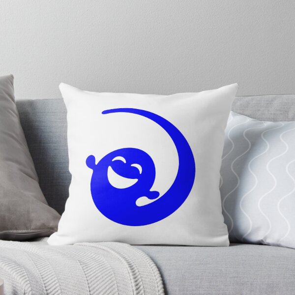 Item preview, Blue Cute Crescent Moon Ghost Halloween Design designed and sold by pattern-archive.