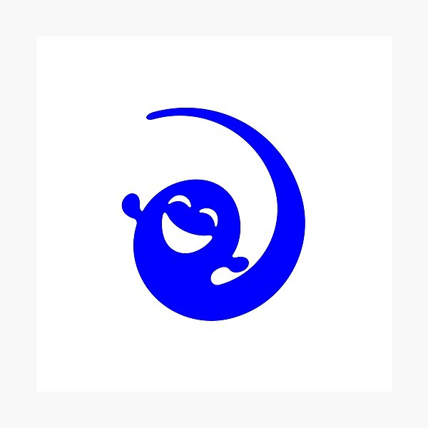 Item preview, Blue Cute Crescent Moon Ghost Halloween Design designed and sold by pattern-archive.