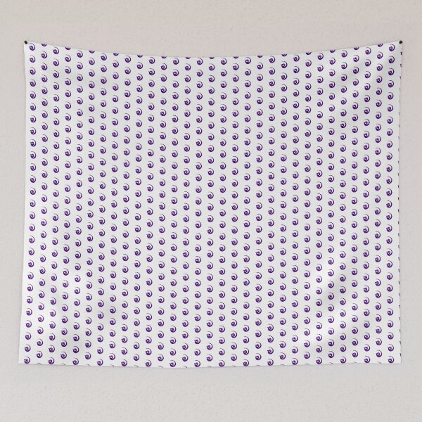Item preview, Dark Purple Cute Crescent Moon Ghost Halloween Design designed and sold by pattern-archive.