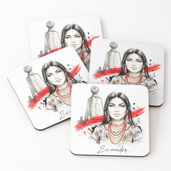 Item preview, Ecuador: Artistic Portrait and Cultural Pride designed and sold by EdwinkOne.