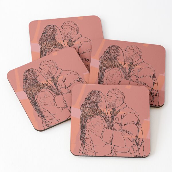 Item preview, Custom Couple Portrait Illustration | Romantic Line Art & Personalized Gifts designed and sold by Francicci.