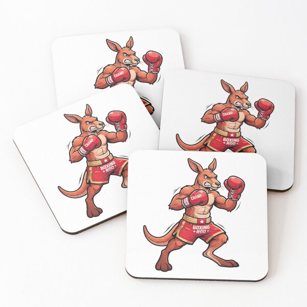 Item preview, Fierce Boxing Kangaroo Champion Vector Art designed and sold by Rahat3344.