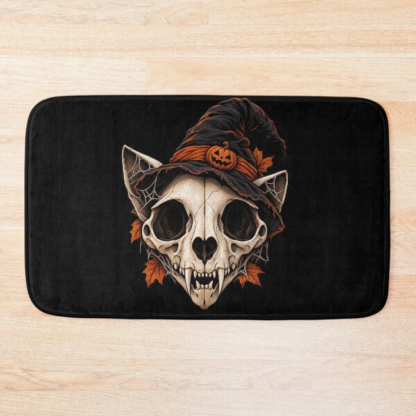 Item preview, Spooky Cat Skull Design for Halloween – For Cat Lovers designed and sold by Ach&Koor.