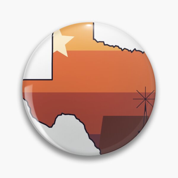 Item preview, Texas Lone Star Dusk — Mesas and Windmill State Outline designed and sold by Run It Up Supply.