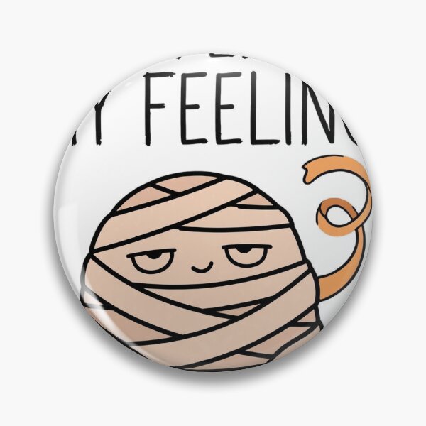 Item preview, Wrapped Up In My Feelings Cute Mummy Halloween Tee designed and sold by A Light Worker.