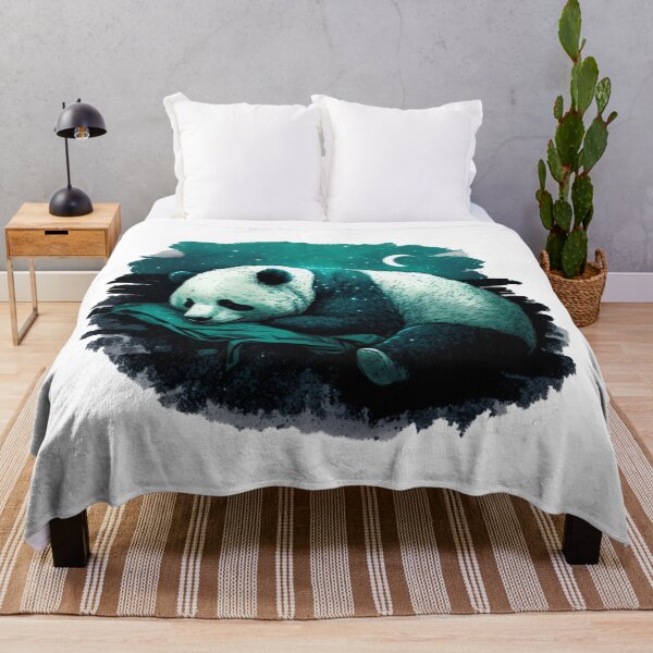 Item preview, Sleeping Giant Panda Moonlight Illustration designed and sold by Apex Designs.
