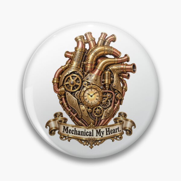 Item preview, Mechanical My Heart — Steampunk Clockwork Heart designed and sold by A5ranchmerch.