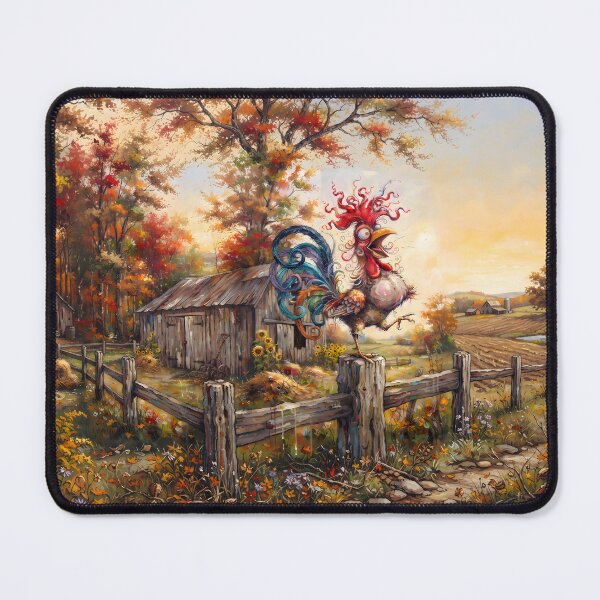 Item preview, Something To Crow About Whimsical Rooster designed and sold by JumpJammiesTees.