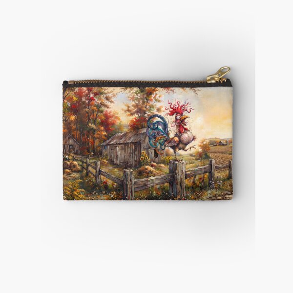 Item preview, Something To Crow About Whimsical Rooster designed and sold by JumpJammiesTees.
