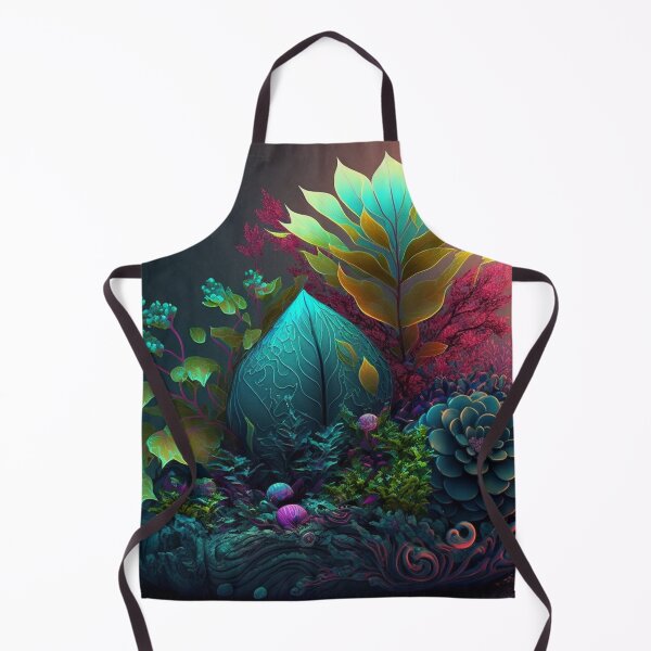 Item preview, Glowing Teal Fantasy Botanical Garden designed and sold by Apex Designs.