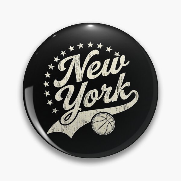 Item preview, New York Basketball – Vintage NYC Sports Script designed and sold by MAJCO-ART.