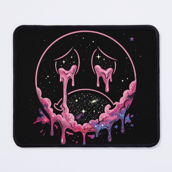 Item preview,  Cosmic Drippy Sad Face Psychedelic Galaxy designed and sold by kanjxtan.