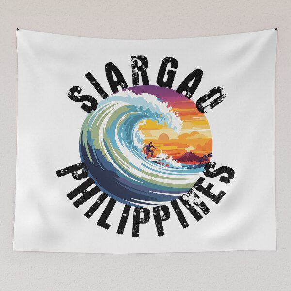 Item preview, Siargao - Philippines (with Black Lettering) designed and sold by VelvetRoom.