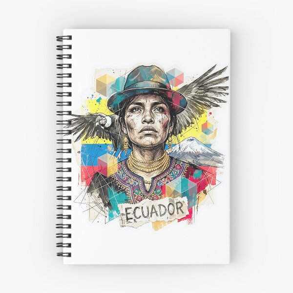 Item preview, Ecuadorian Andean Art Cultural Portrait designed and sold by EdwinkOne.