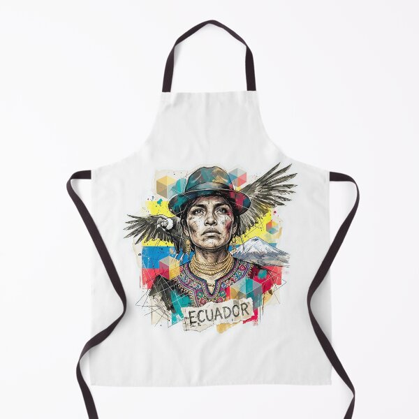 Item preview, Ecuadorian Andean Art Cultural Portrait designed and sold by EdwinkOne.