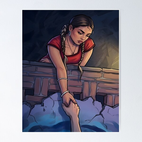 Item preview, Dramatic Rescue Helping Hand Graphic Novel Art designed and sold by MoArtShop.