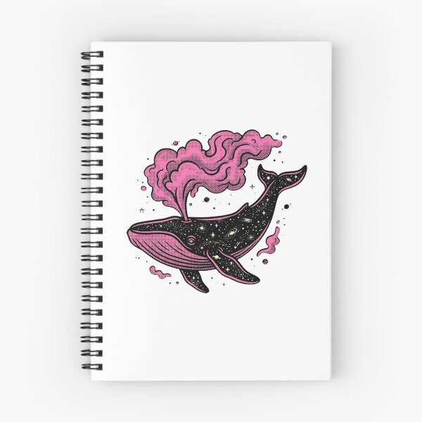 Item preview, Cosmic Whale With Galaxy Inside Pink Smoke designed and sold by kanjxtan.
