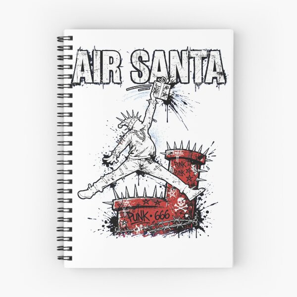 Item preview, AIR SANTA - FUNNY XMAS BASKETBALL PARODY Sticker designed and sold by inkfluenceart.