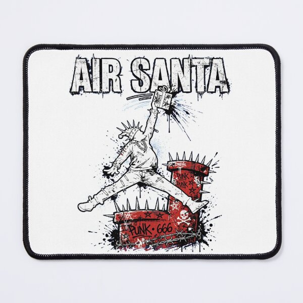 Item preview, AIR SANTA - FUNNY XMAS BASKETBALL PARODY Sticker designed and sold by inkfluenceart.