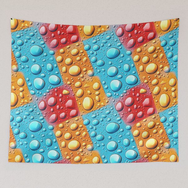 Item preview, Water Drops Style Colorful designed and sold by MalwasBasket.