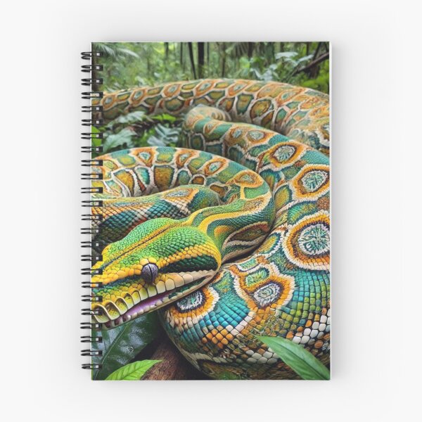 Item preview, The great Python snake in color designed and sold by Mente Creativa.