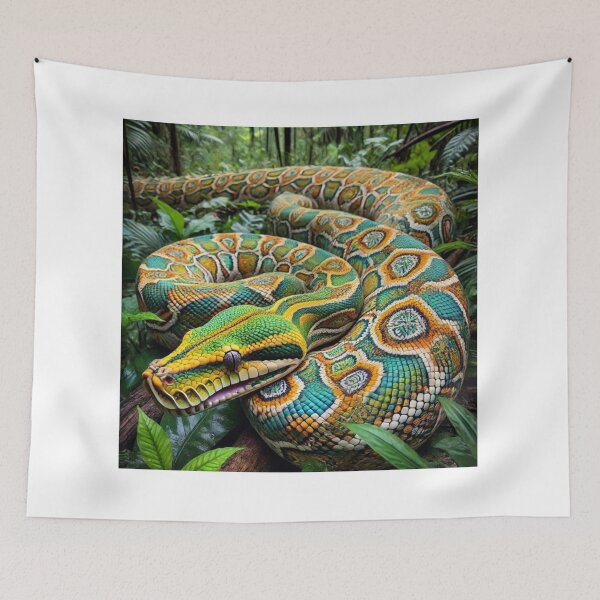 Item preview, The great Python snake in color designed and sold by Mente Creativa.
