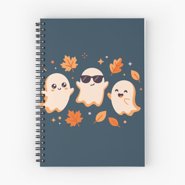 Item preview, Cute Spooky Ghosts Fall Leaves designed and sold by karamram.