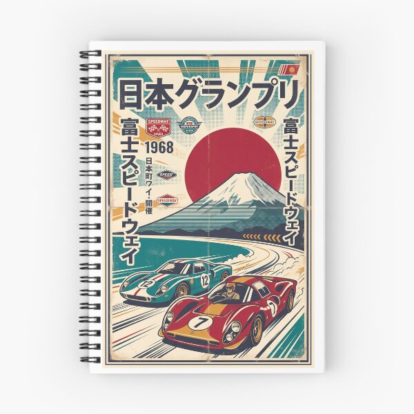 Item preview, Vintage Japanese Grand Prix Racing - 1960s Retro Sports Car Poster designed and sold by Pollock.