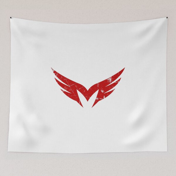 Item preview, Red Chevron Speed Wings - Minimalist Vintage Motorsport Symbol designed and sold by Pollock.
