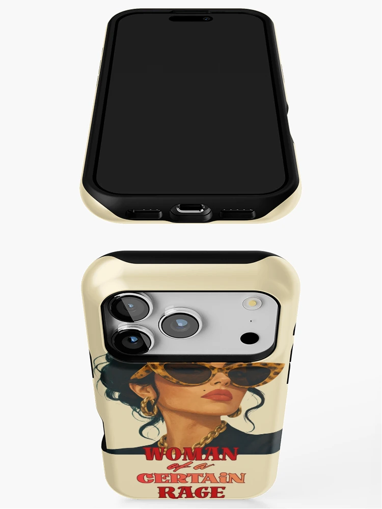 Thumbnail 3 of 4, iPhone Case, Woman Rage designed and sold by AtTeeTime.