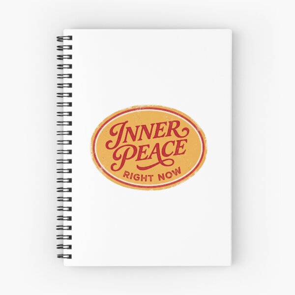 Item preview, Inner Peace Right Now - Vintage 70s Mental Health Quote Art designed and sold by Pollock.