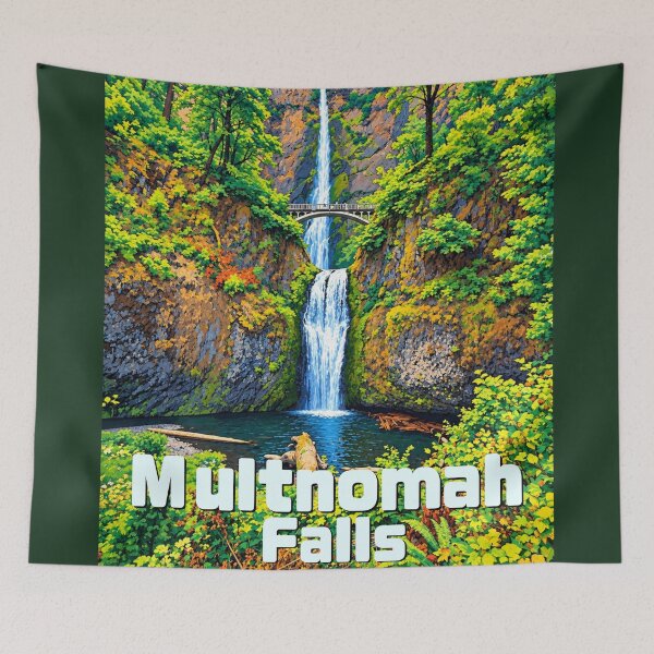 Item preview, Multnomah Falls designed and sold by ArcherAshleyArt.