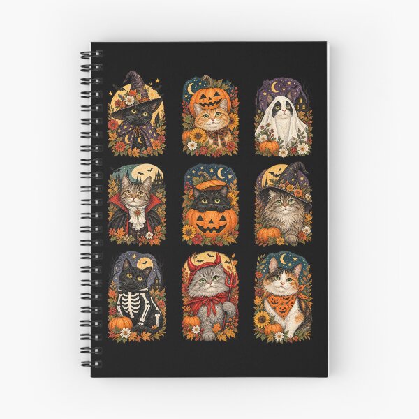 Item preview, Halloween Cats Costumes Witch Pumpkin Ghost designed and sold by TeeARTHY.