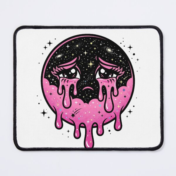 Item preview, Sad Crying Moon With Galaxy Tears Psychedelic designed and sold by kanjxtan.