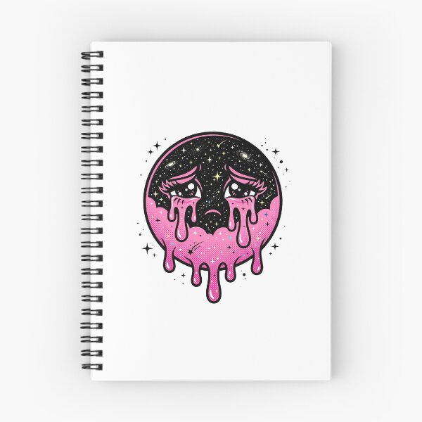 Item preview, Sad Crying Moon With Galaxy Tears Psychedelic designed and sold by kanjxtan.