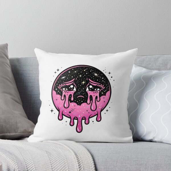 Item preview, Sad Crying Moon With Galaxy Tears Psychedelic designed and sold by kanjxtan.