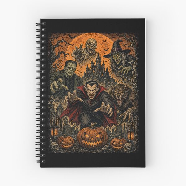 Item preview, Classic Horror Monsters Dracula Halloween Castle designed and sold by TeeARTHY.