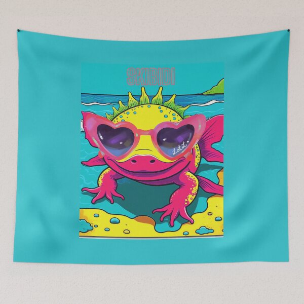 Item preview, Beachin Axolotl designed and sold by lifeinspired4u.