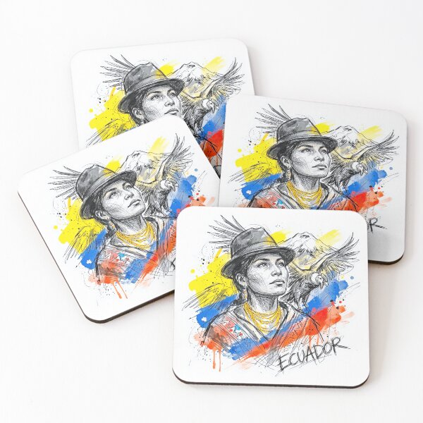 Item preview, Ecuador Andes: Andean Woman and Mountains designed and sold by EdwinkOne.