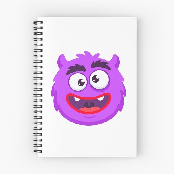 Item preview, Happy Purple Monster Face - Cute Funny Blob Mascot designed and sold by Pollock.