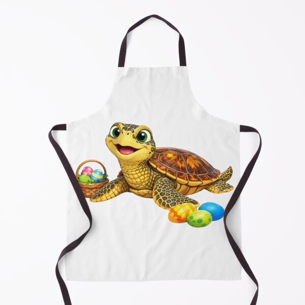 Item preview, Cheerful Hawksbill Sea Turtle Easter designed and sold by Sillytoe.