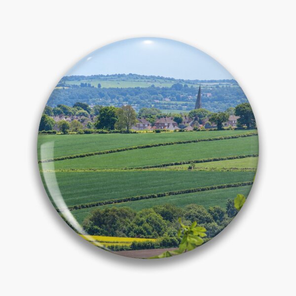 Item preview, Vibrant Patchwork Fields Looking Towards Chesterfield designed and sold by Astute-Artio-Photography.