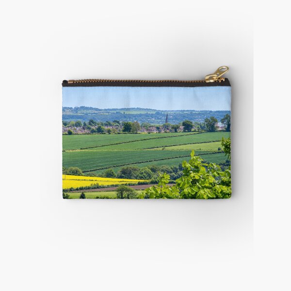 Item preview, Vibrant Patchwork Fields Looking Towards Chesterfield designed and sold by Astute-Artio-Photography.