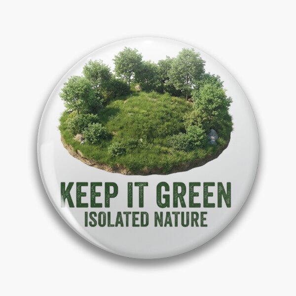 Item preview, Keep It Green Isolated Nature - Eco Friendly Wilderness Art designed and sold by VISIONSTURME.