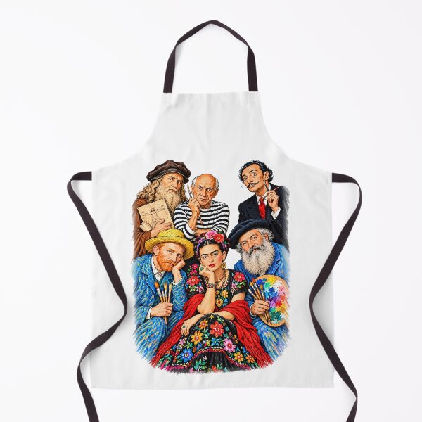 Item preview, Famous Artists Frida Kahlo Picasso Dali van gogh Claude Monet designed and sold by TeeARTHY.