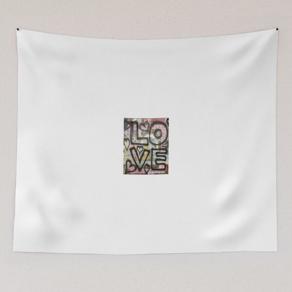 Item preview, Love Graffiti Heart Abstract Painting designed and sold by Beth James Art.