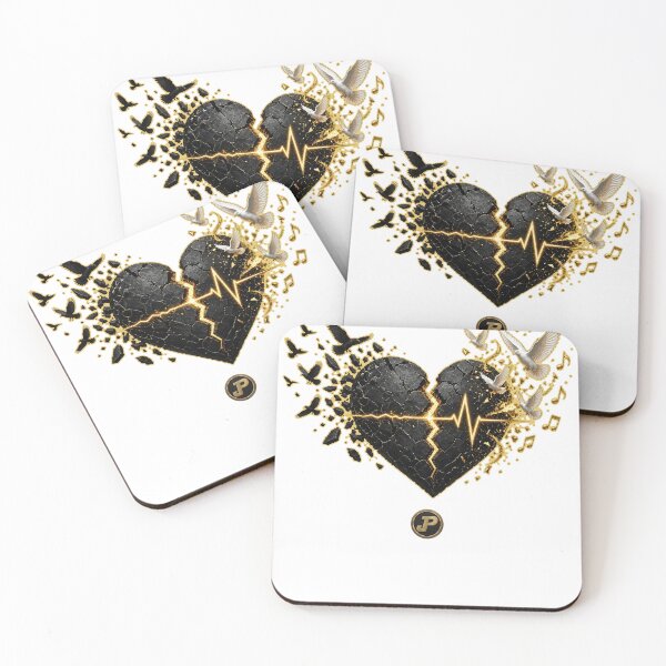 Item preview, cuore nero e oro designed and sold by GiaPa78.