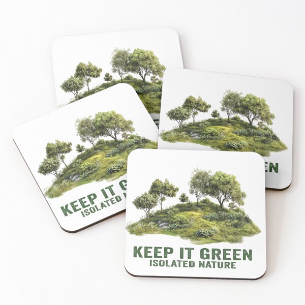 Item preview,  Keep It Green Isolated Nature - 3D Landscape Graphic designed and sold by VISIONSTURME.