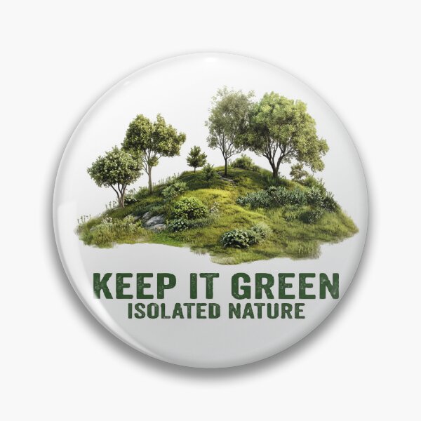 Item preview,  Keep It Green Isolated Nature - 3D Landscape Graphic designed and sold by VISIONSTURME.
