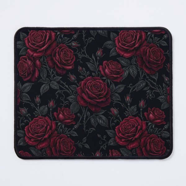 Item preview, Dark Gothic Red Roses Floral Pattern designed and sold by Owcomm.